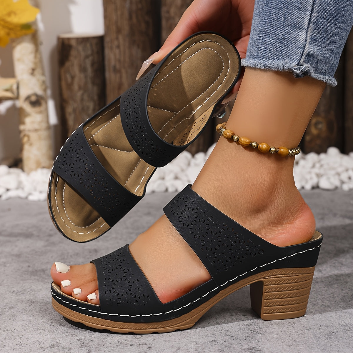 Virginie Elegante Komfortsandalen
