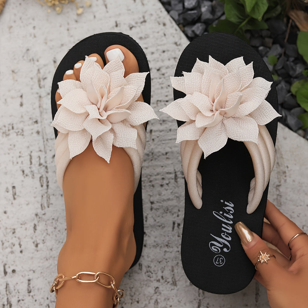 Sandrine Elegante Blüten Sandalen