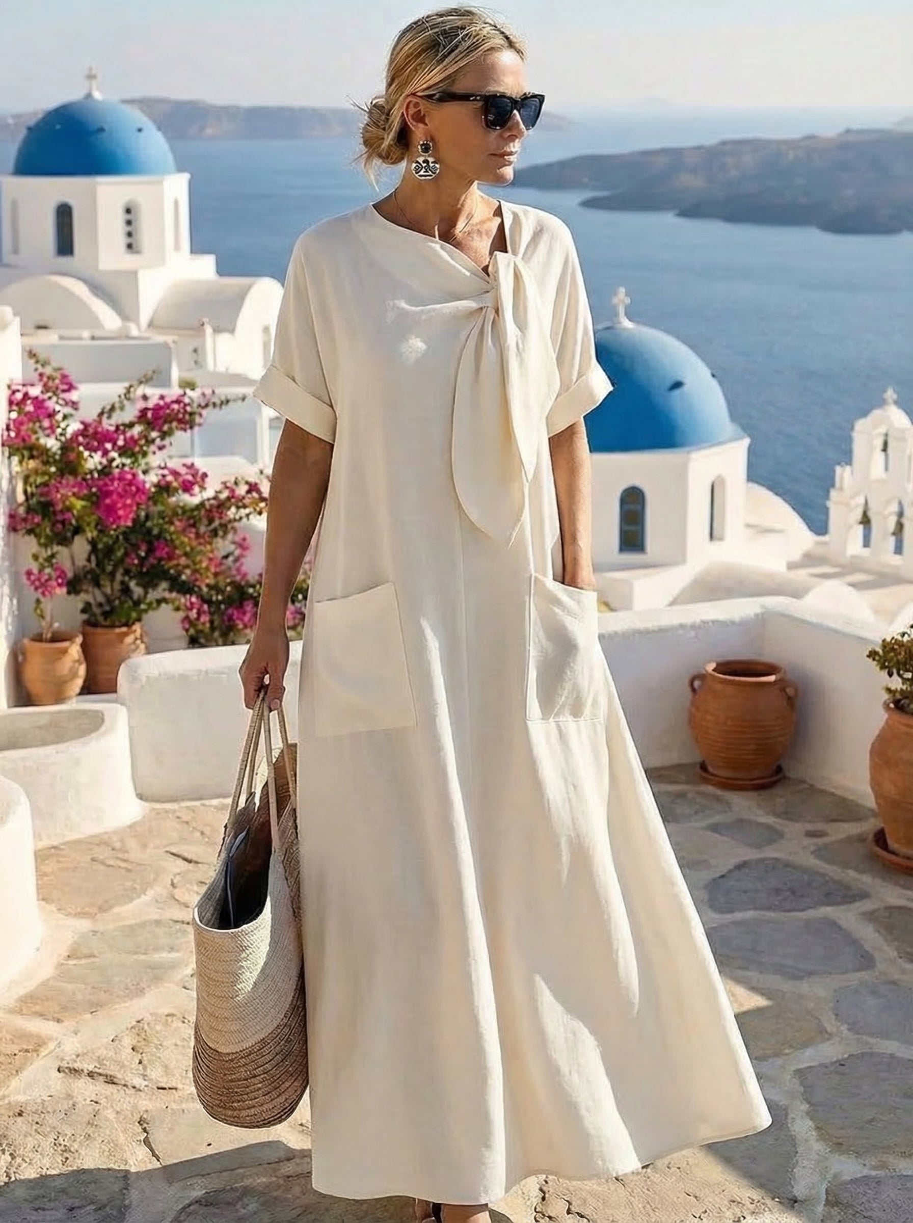 Fleur™ Abito Elegante con bag