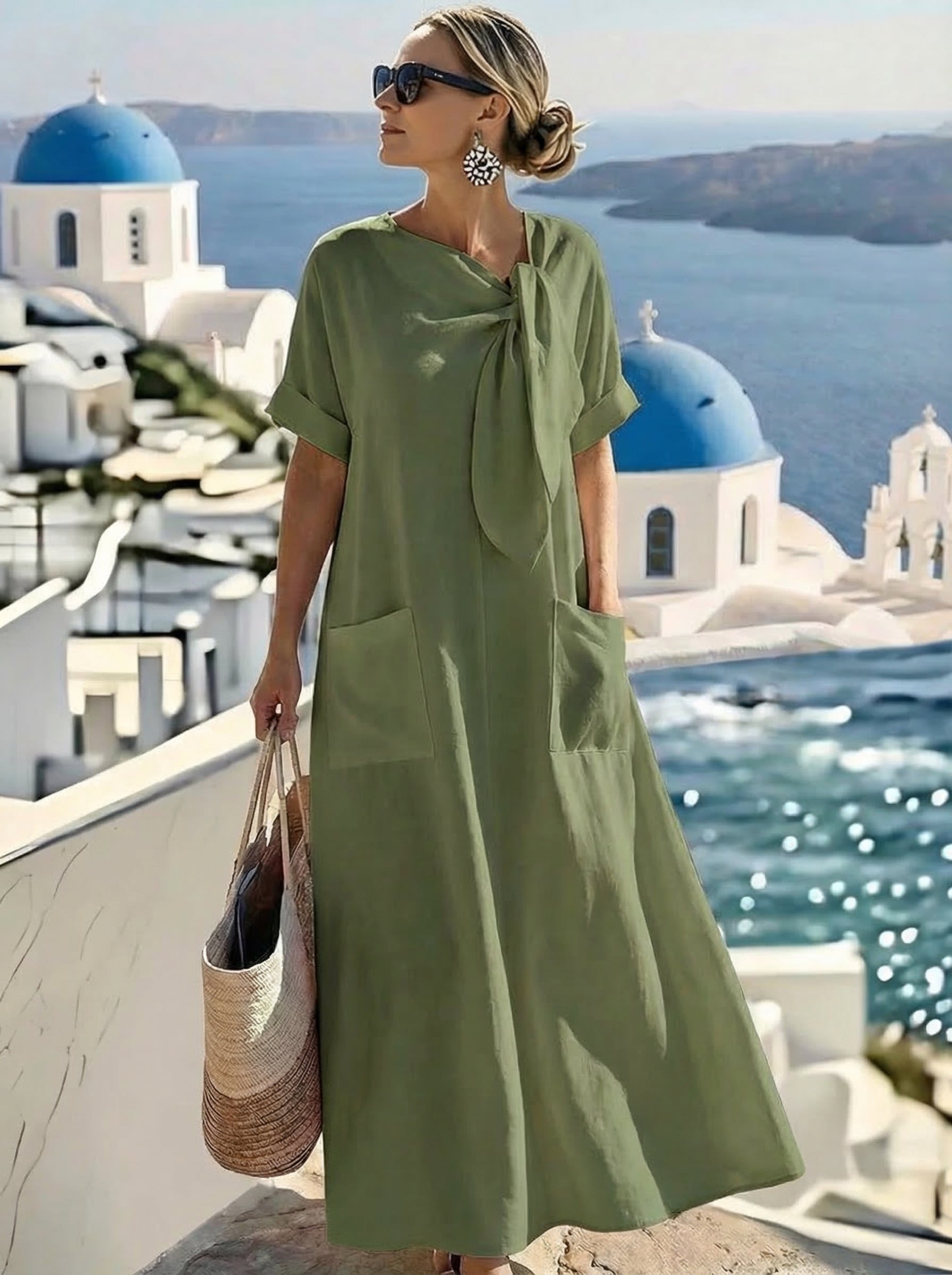 Fleur™ Abito Elegante con bag