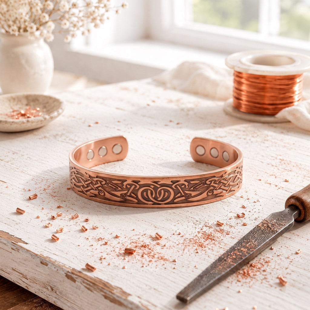Bracelet en Cuivre Knoopwerk