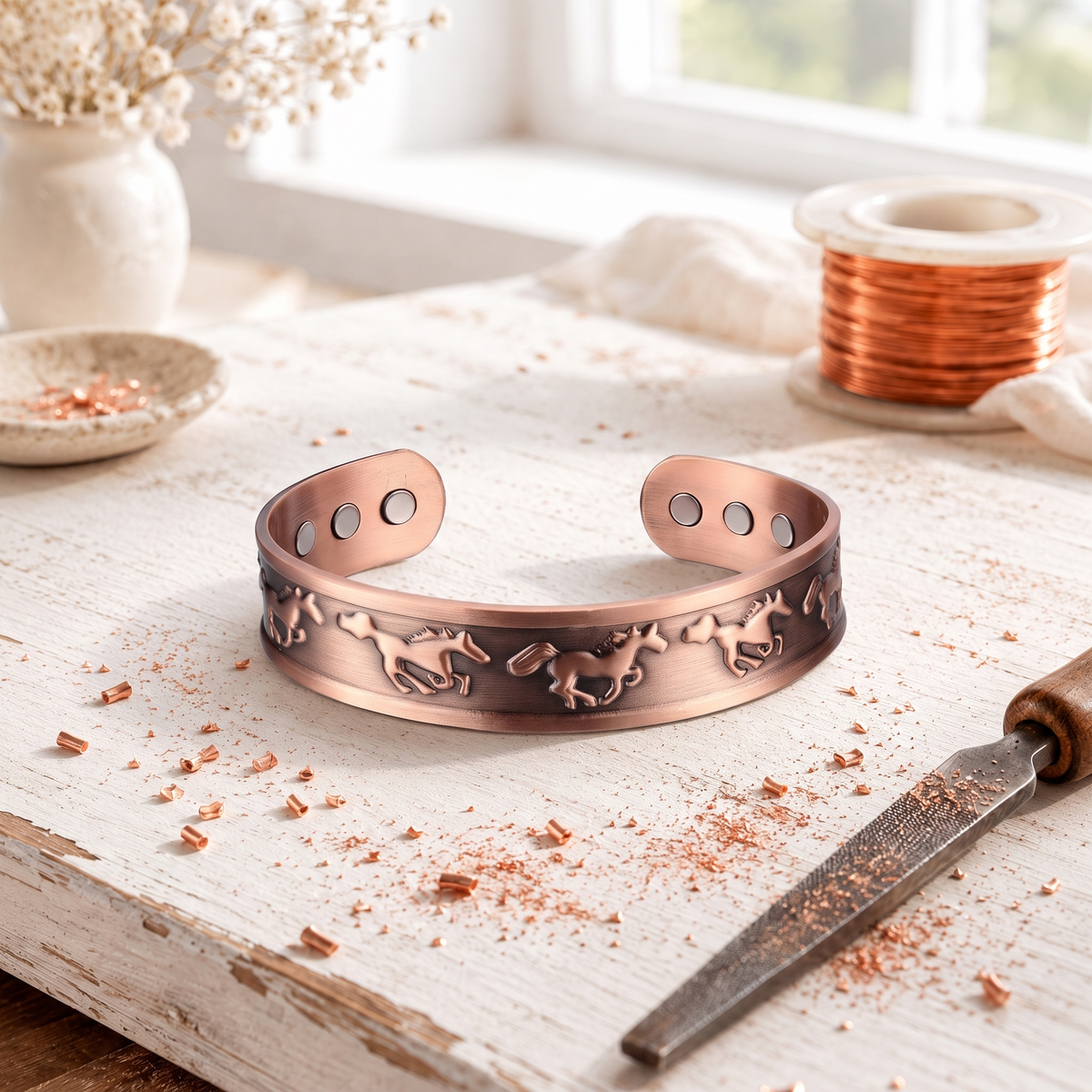 Bracelet en Cuivre Rose Mesa