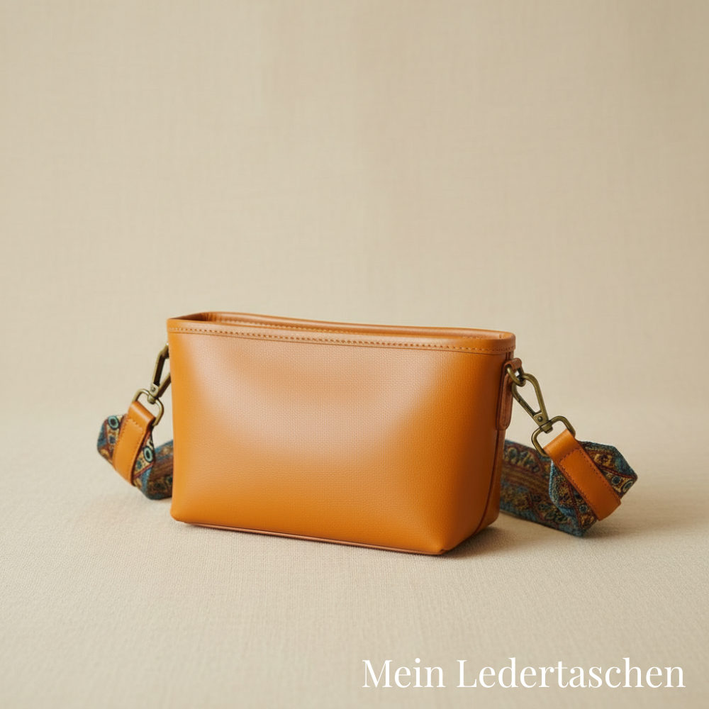 Tamar's vintage leather bag