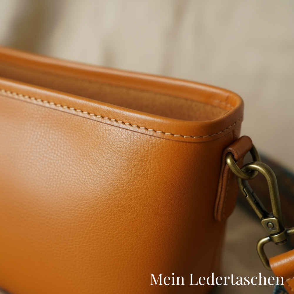 Tamar's vintage leather bag
