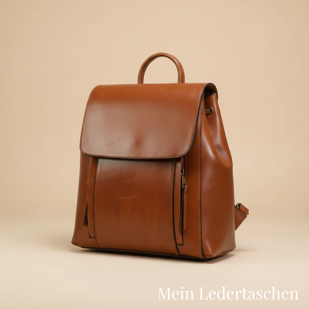 Theo leather backpack
