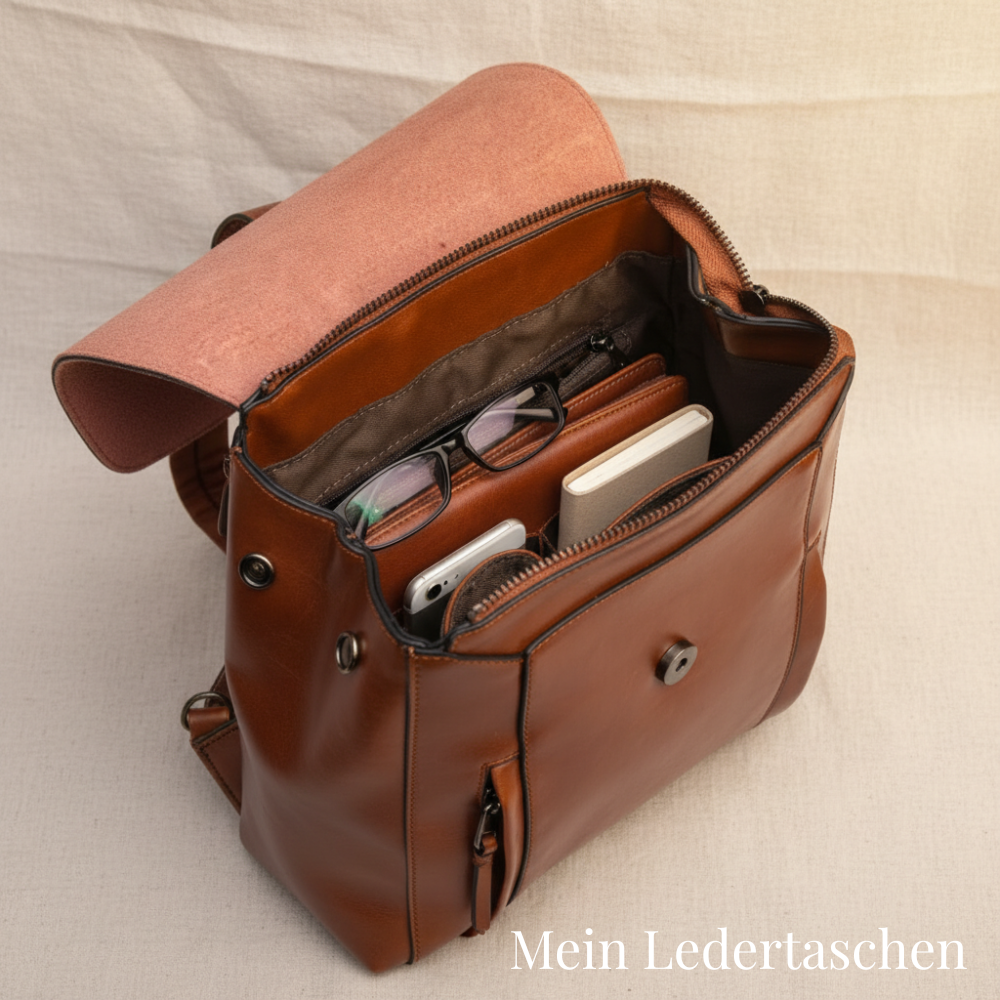 Theo leather backpack