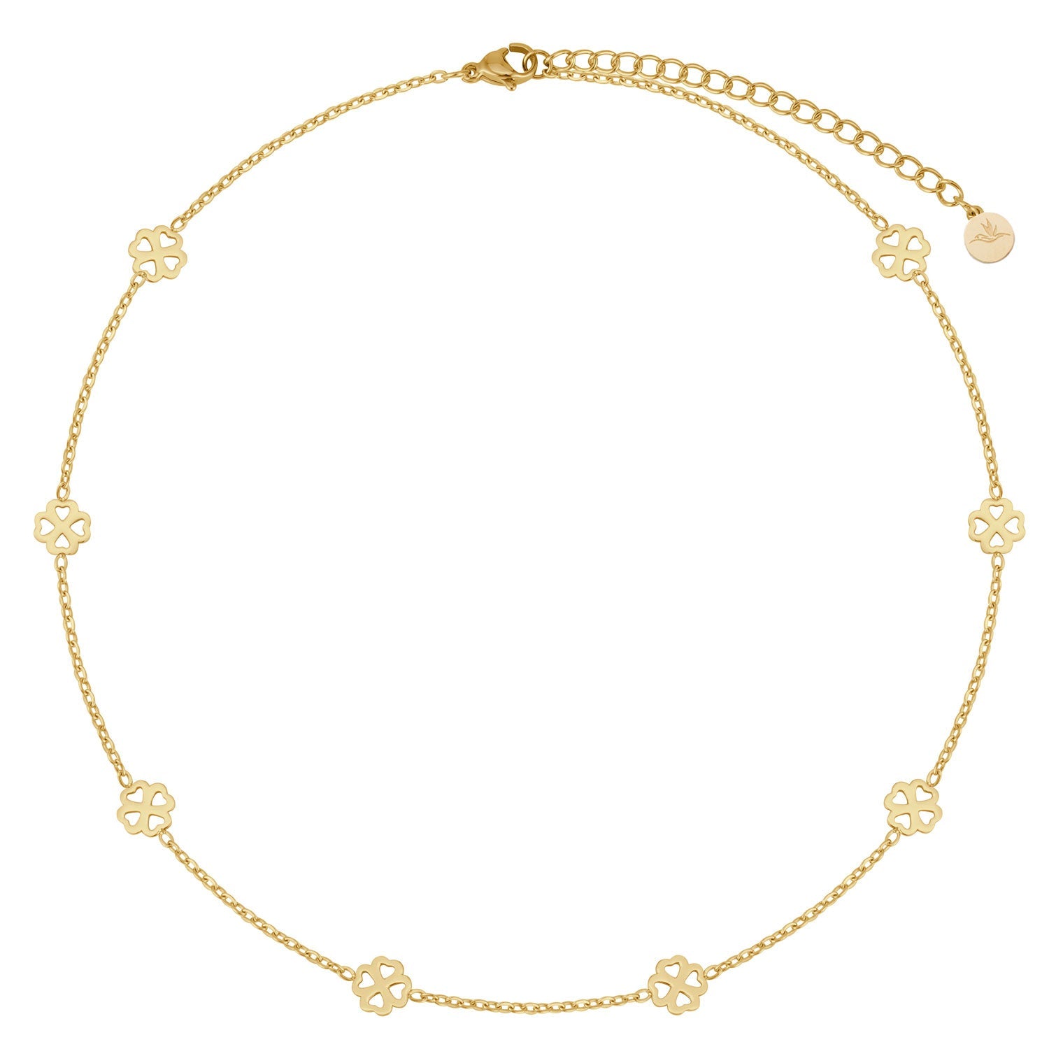 BonnyBliss necklace clover leaf gold