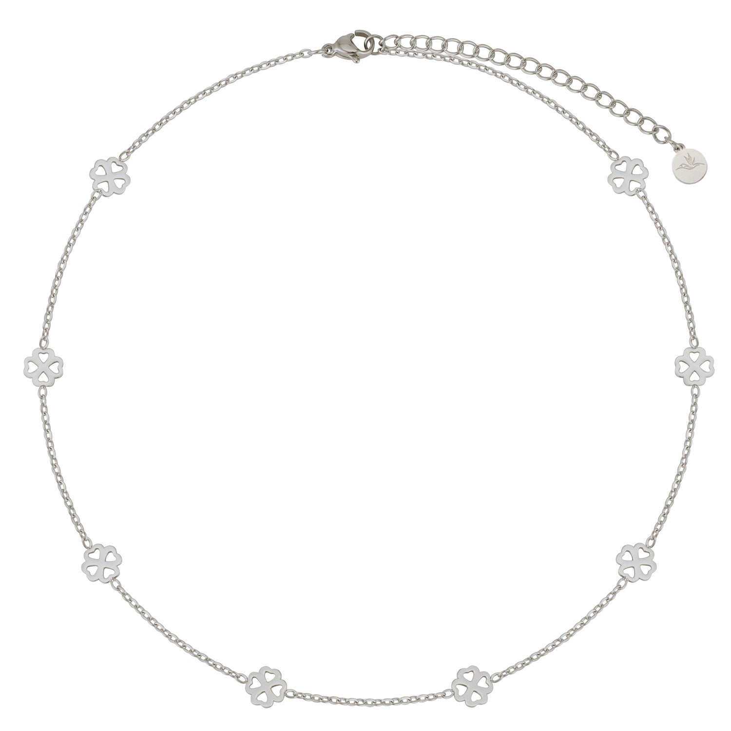 BonnyBliss necklace clover leaf silver