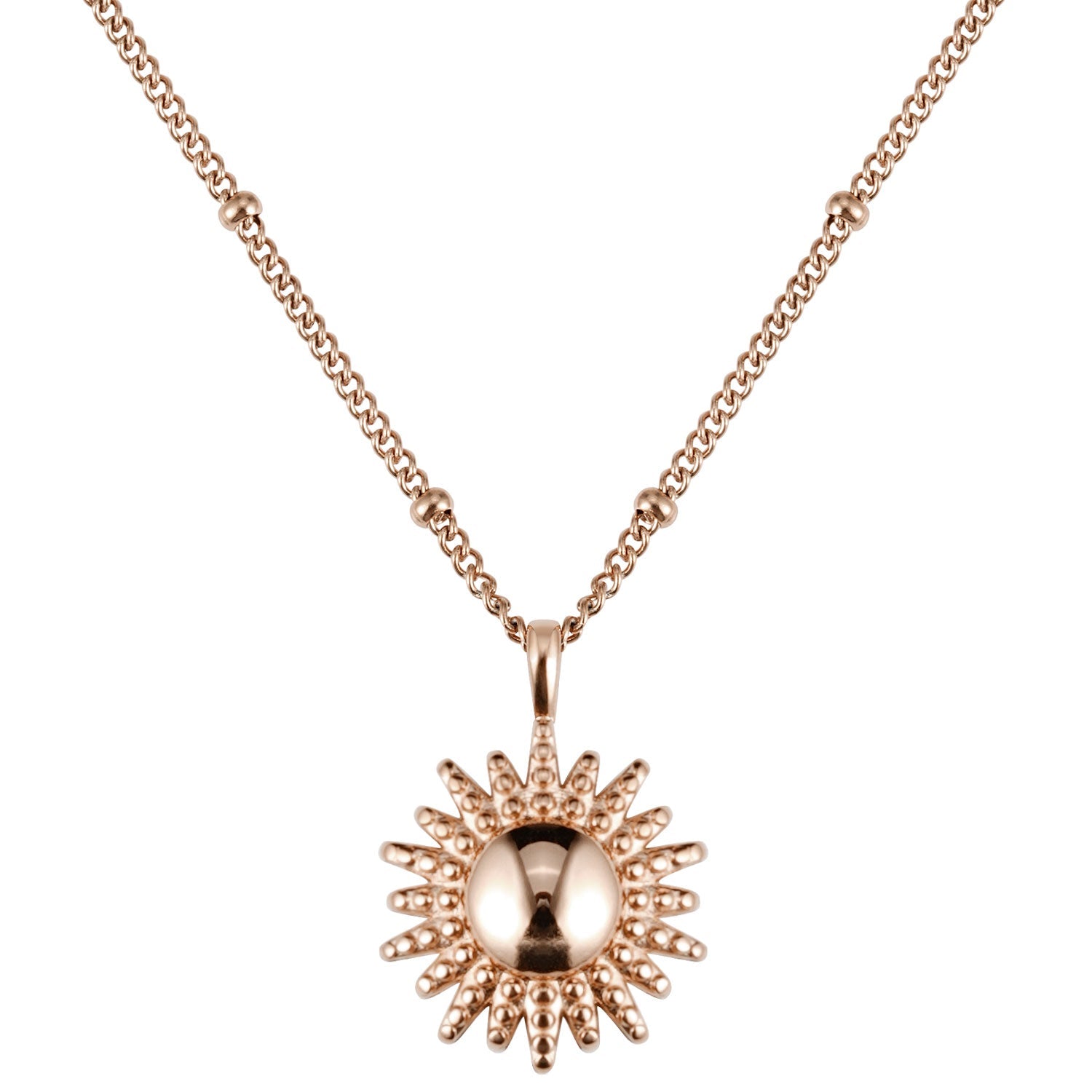 BonnySun Kette Sonne Roségold