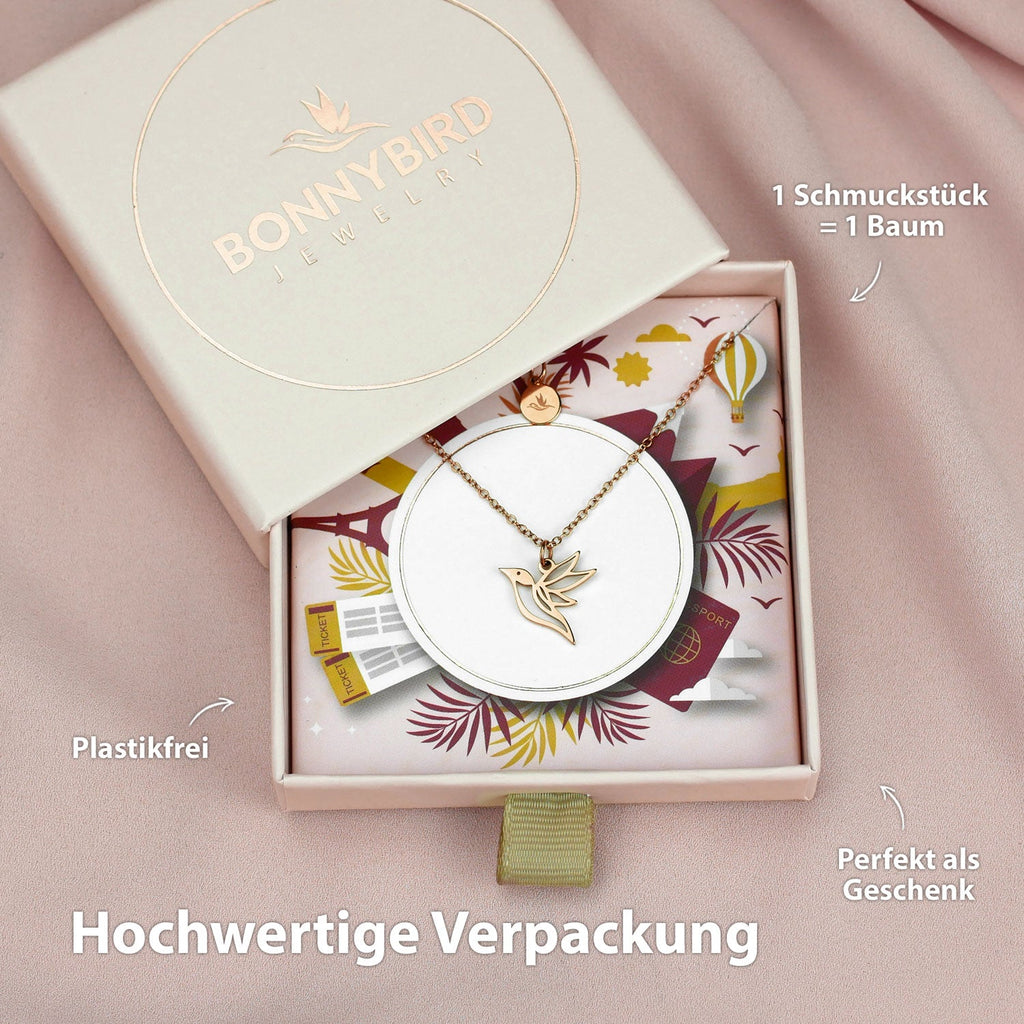 BonnyColibri Kette Kolibri Roségold