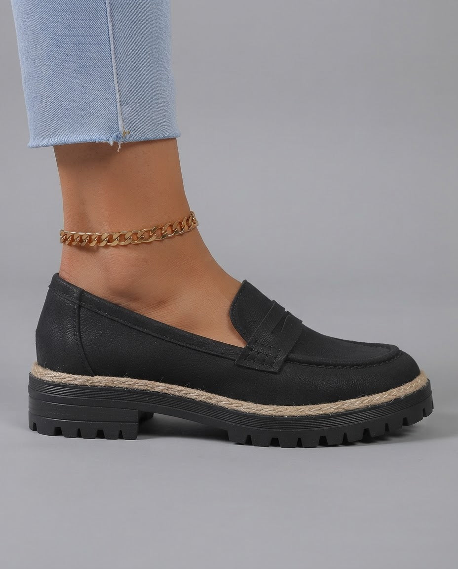 Elanora™ - Elegante Halbschuhe mit dicker Plattform
