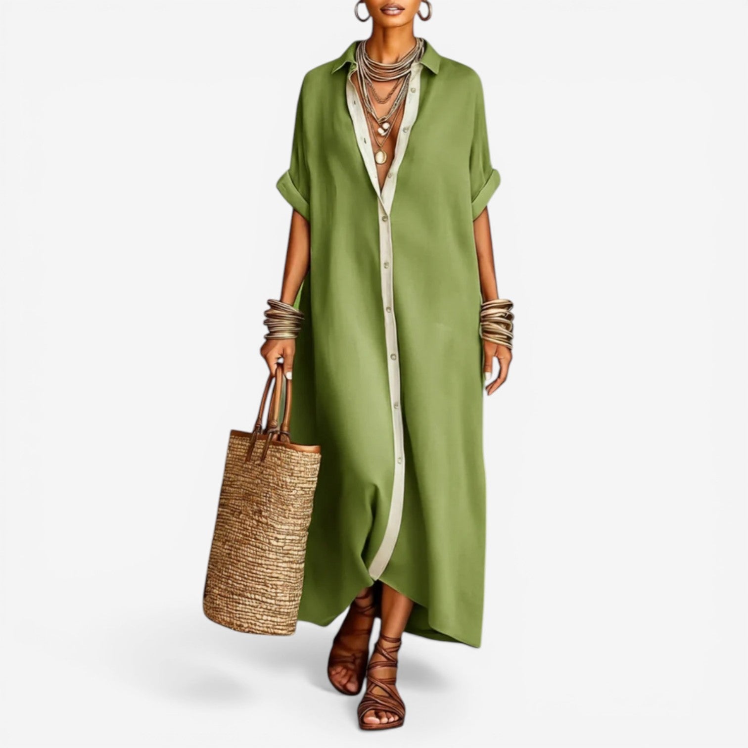 Alicia™ Shirt Dress