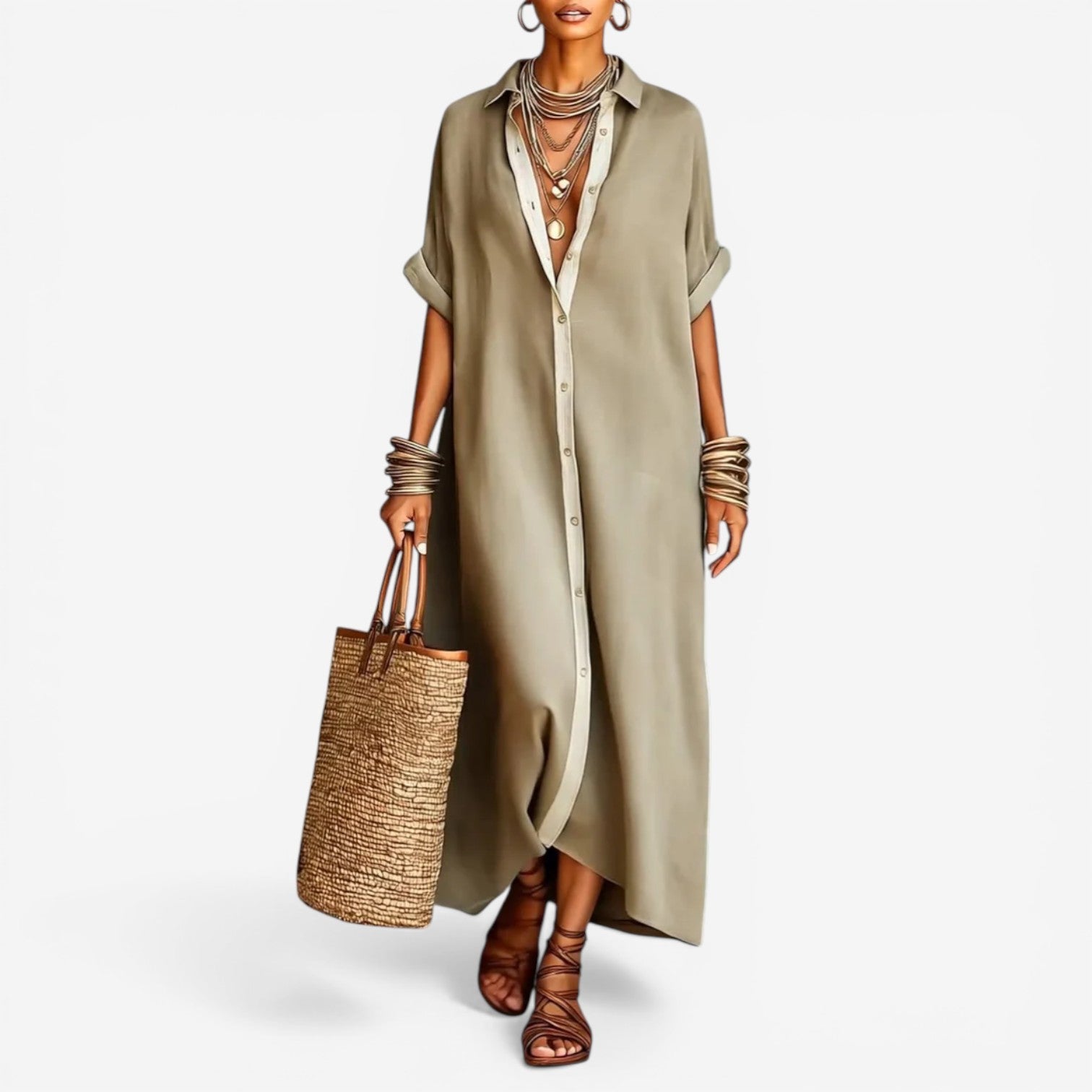 Alicia™ Shirt Dress