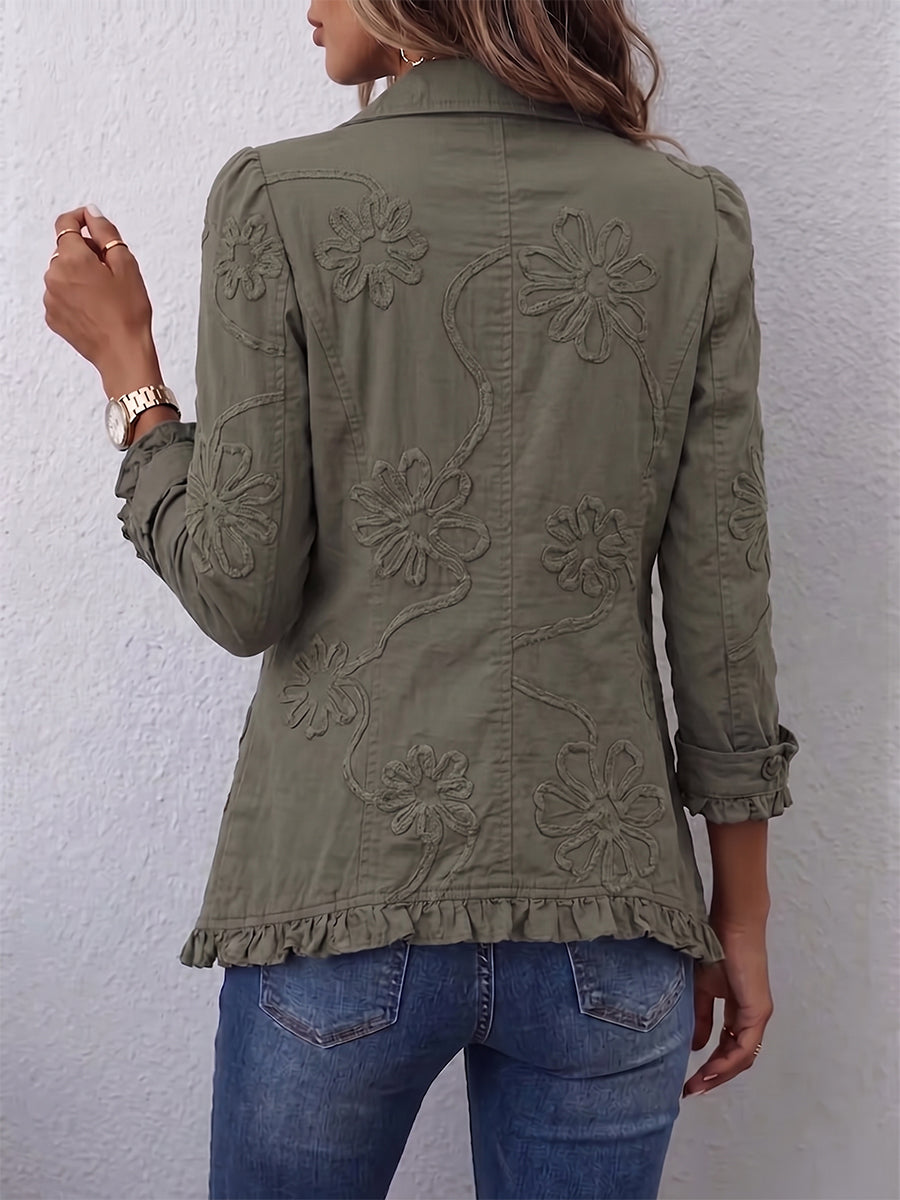 Ascensión | Veste à volants brodée