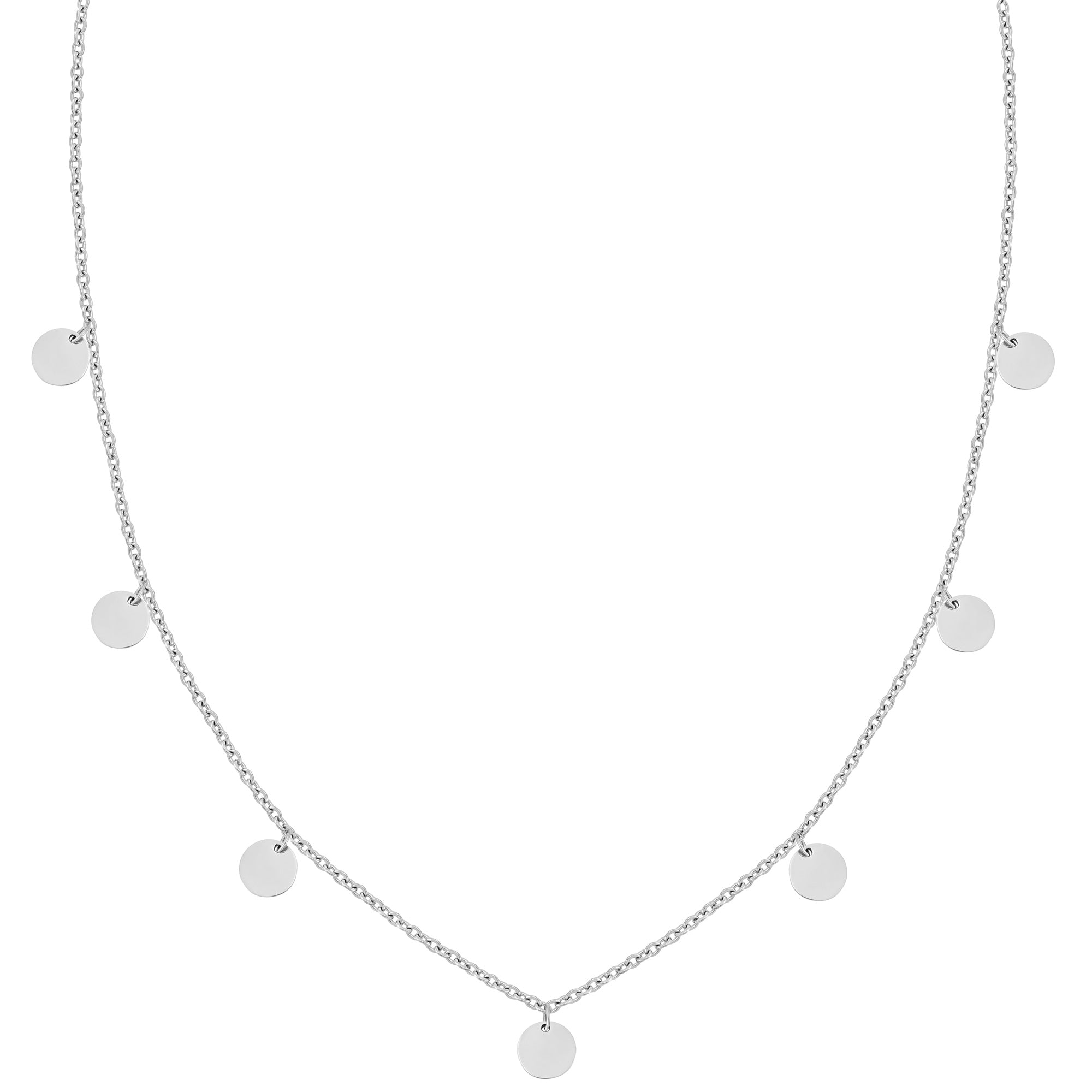 BonnyCoin necklace with silver plates
