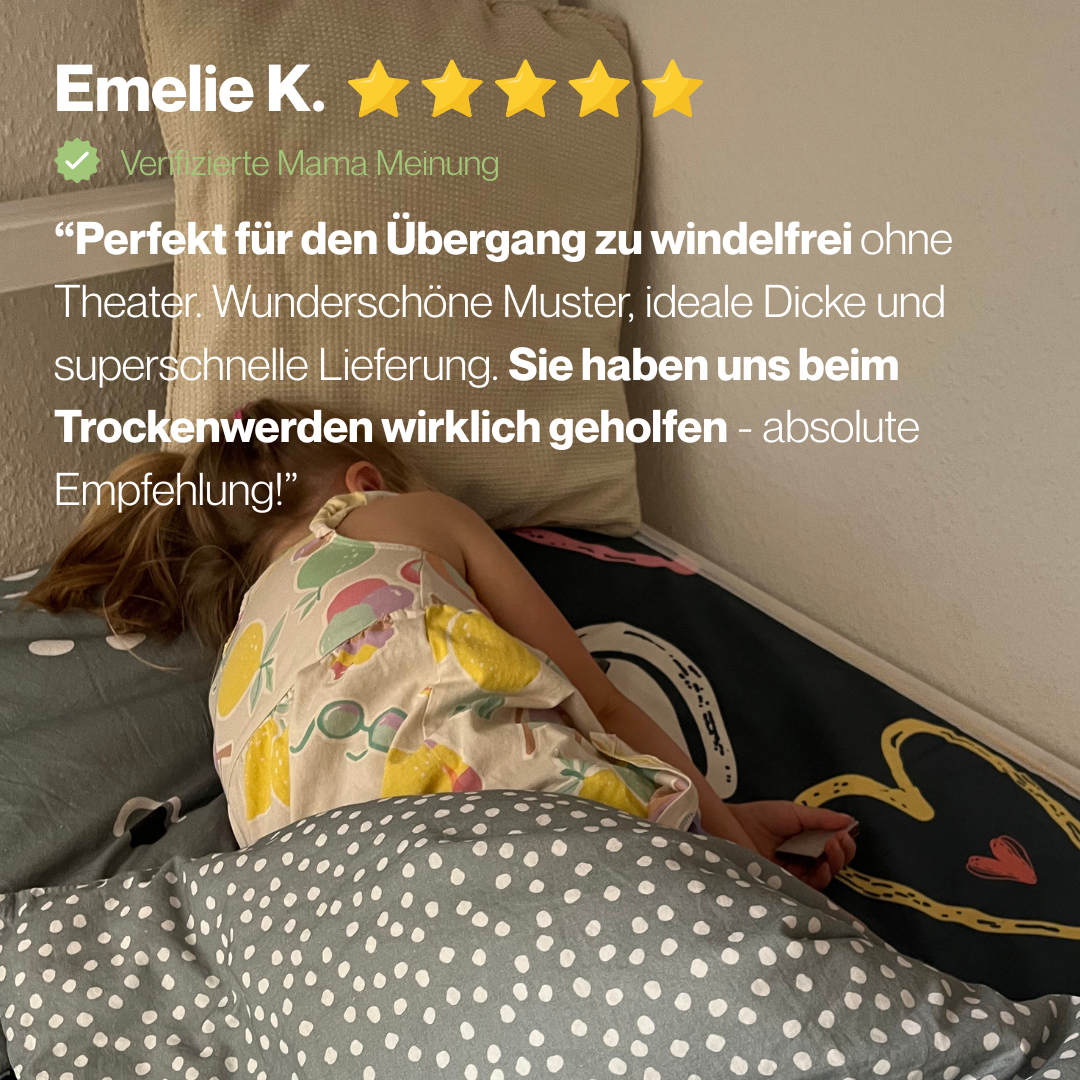 TrockenNacht™ | Wasserdichte & saugfähige Bettauflage