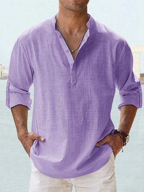 Arthur | Collarless shirt
