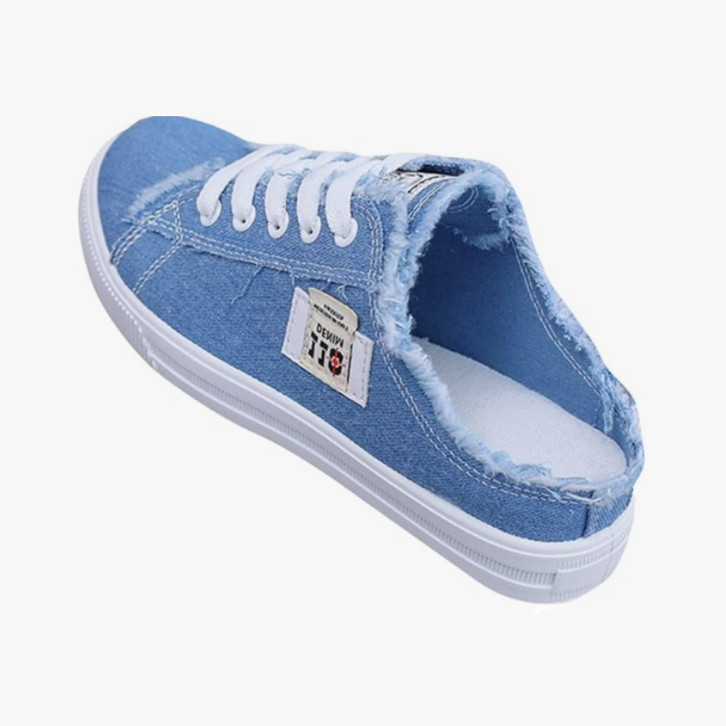 Livia - Mules sneakers made of denim