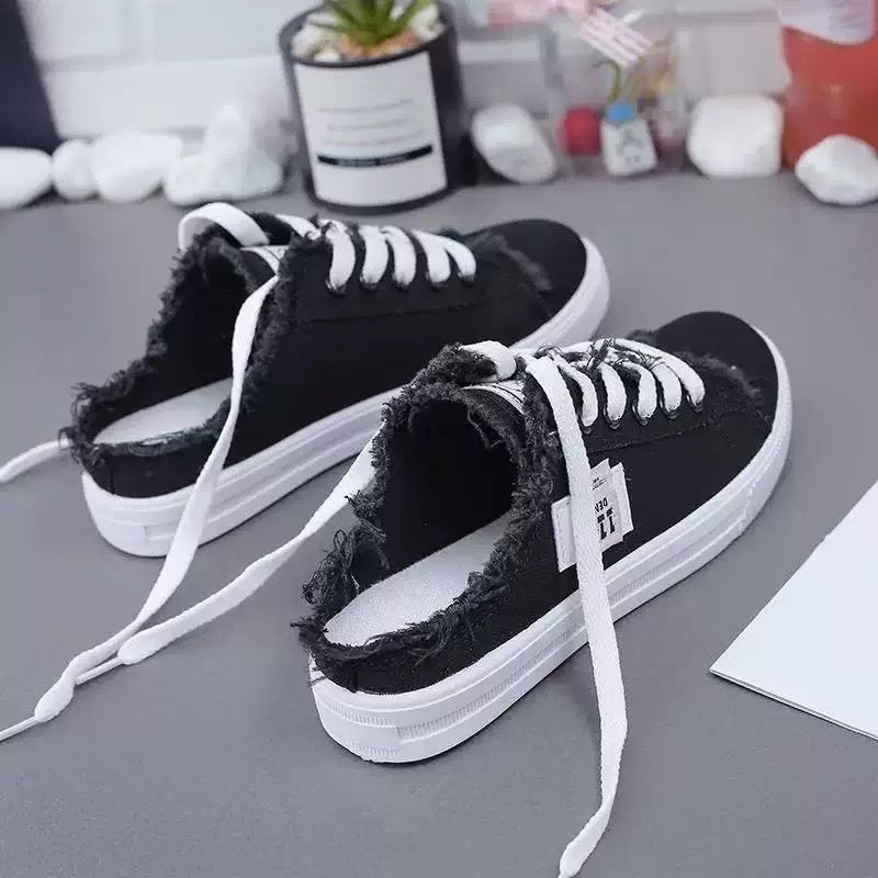 Livia - Mules sneakers made of denim
