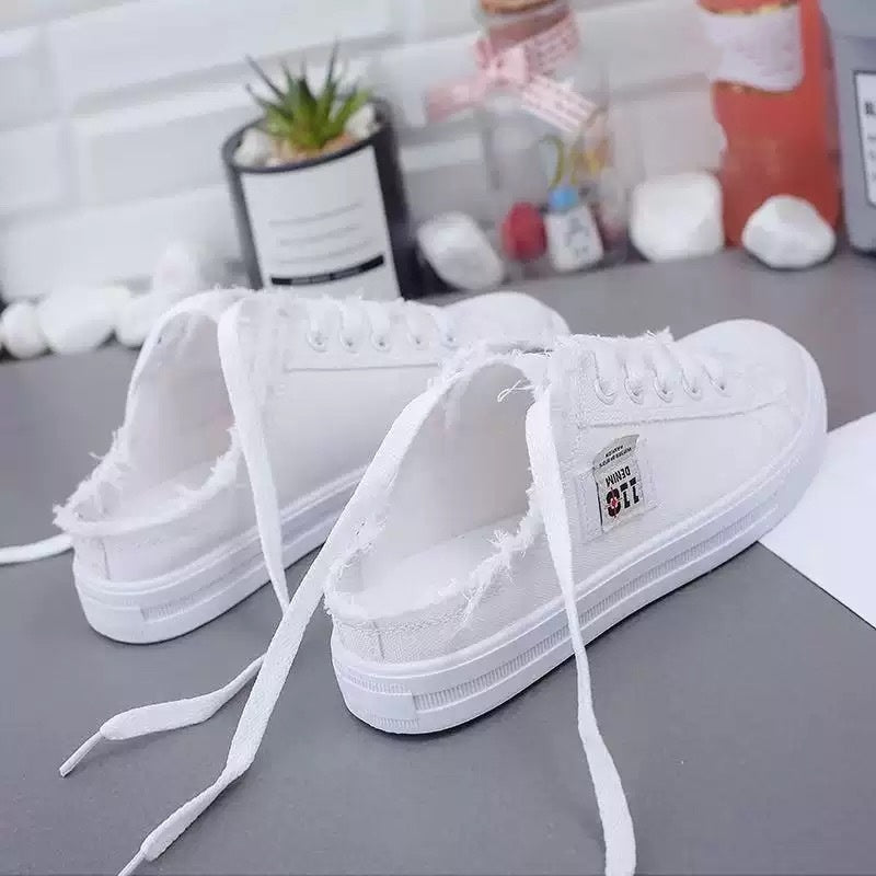 Livia - Mules sneakers made of denim