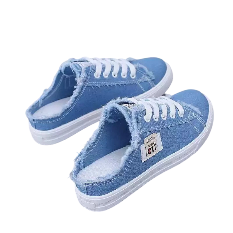 Livia - Mules sneakers made of denim