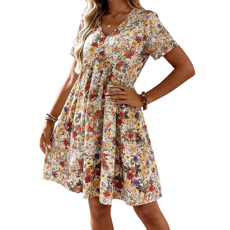 Mireya™ | Airy denim dress