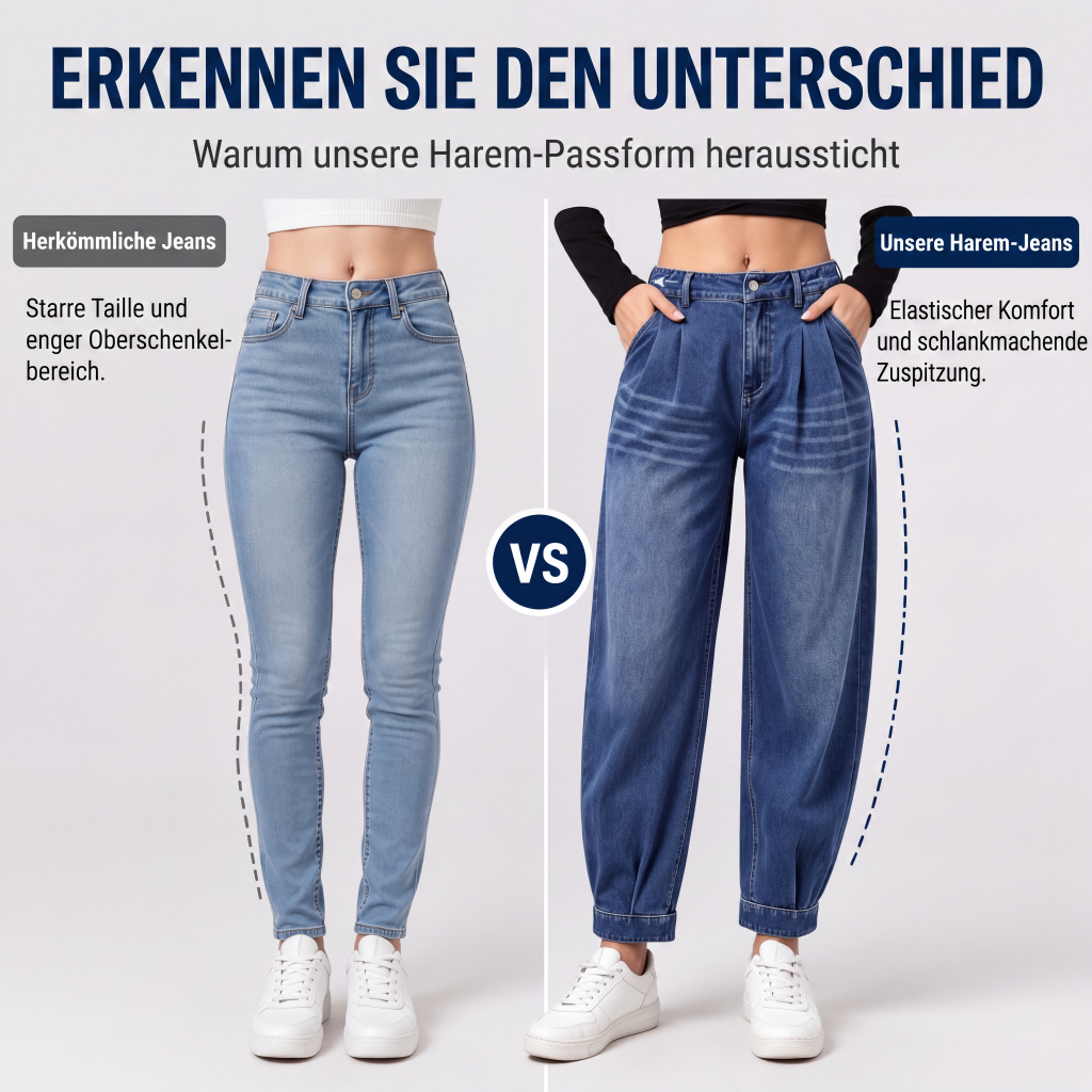 Norelia™ – High-Waist Harem Jeans
