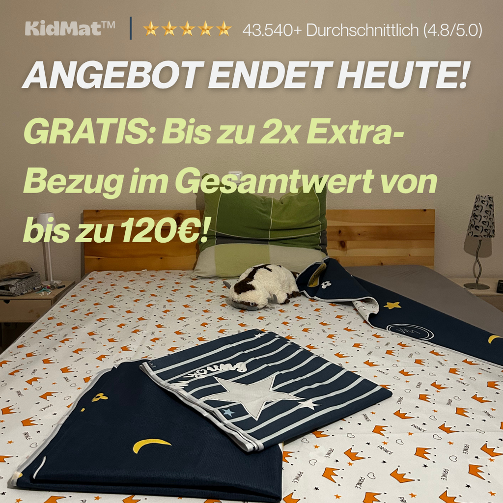TrockenNacht™ | Wasserdichte & saugfähige Bettauflage