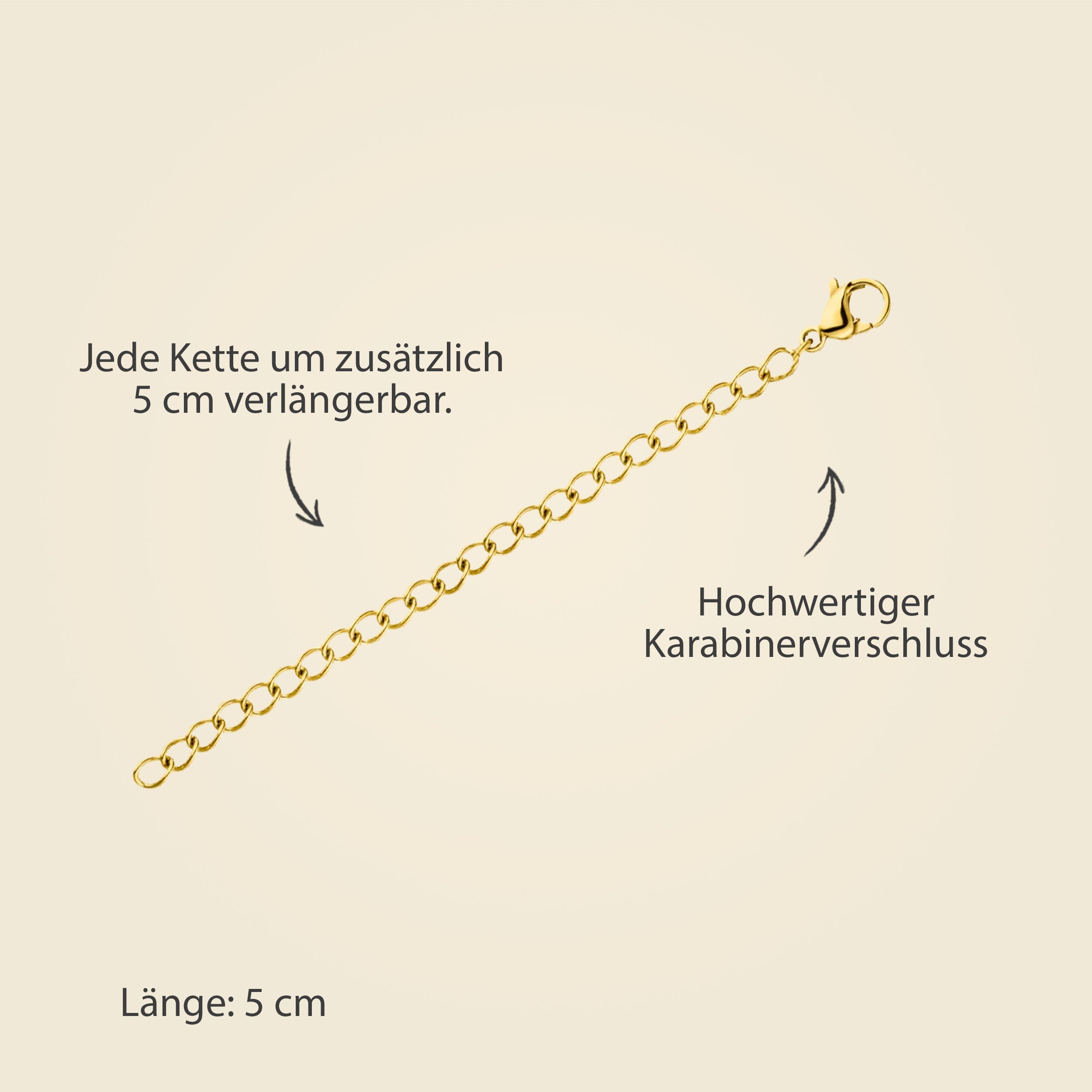 BonnyExtension Verlängerungskette Gold