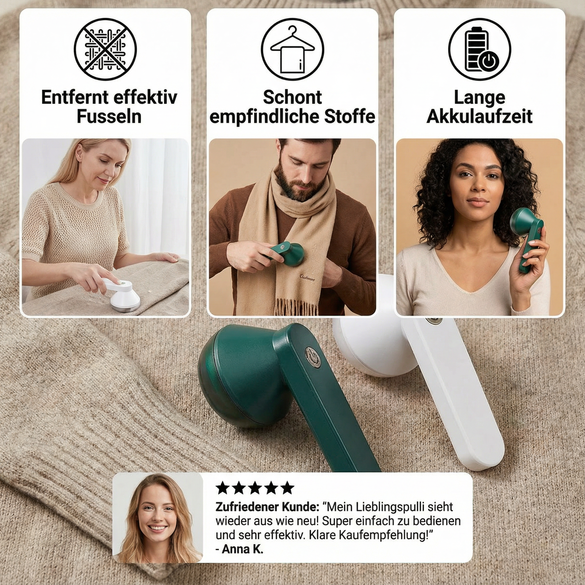 Electric lint remover