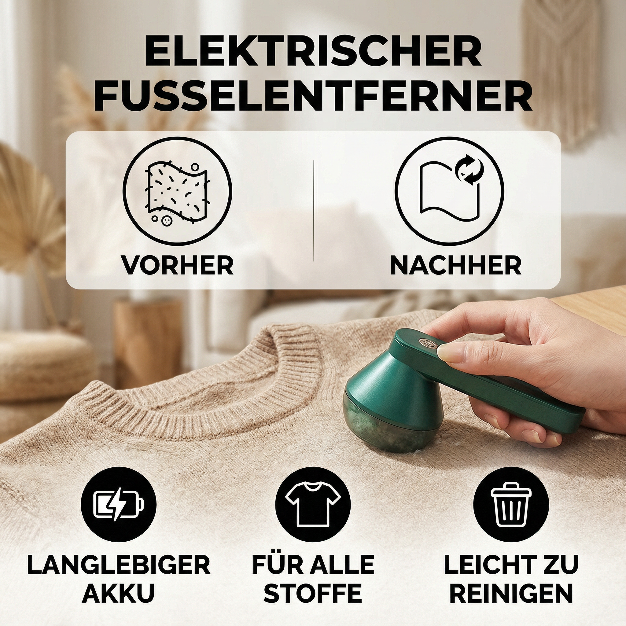 Electric lint remover
