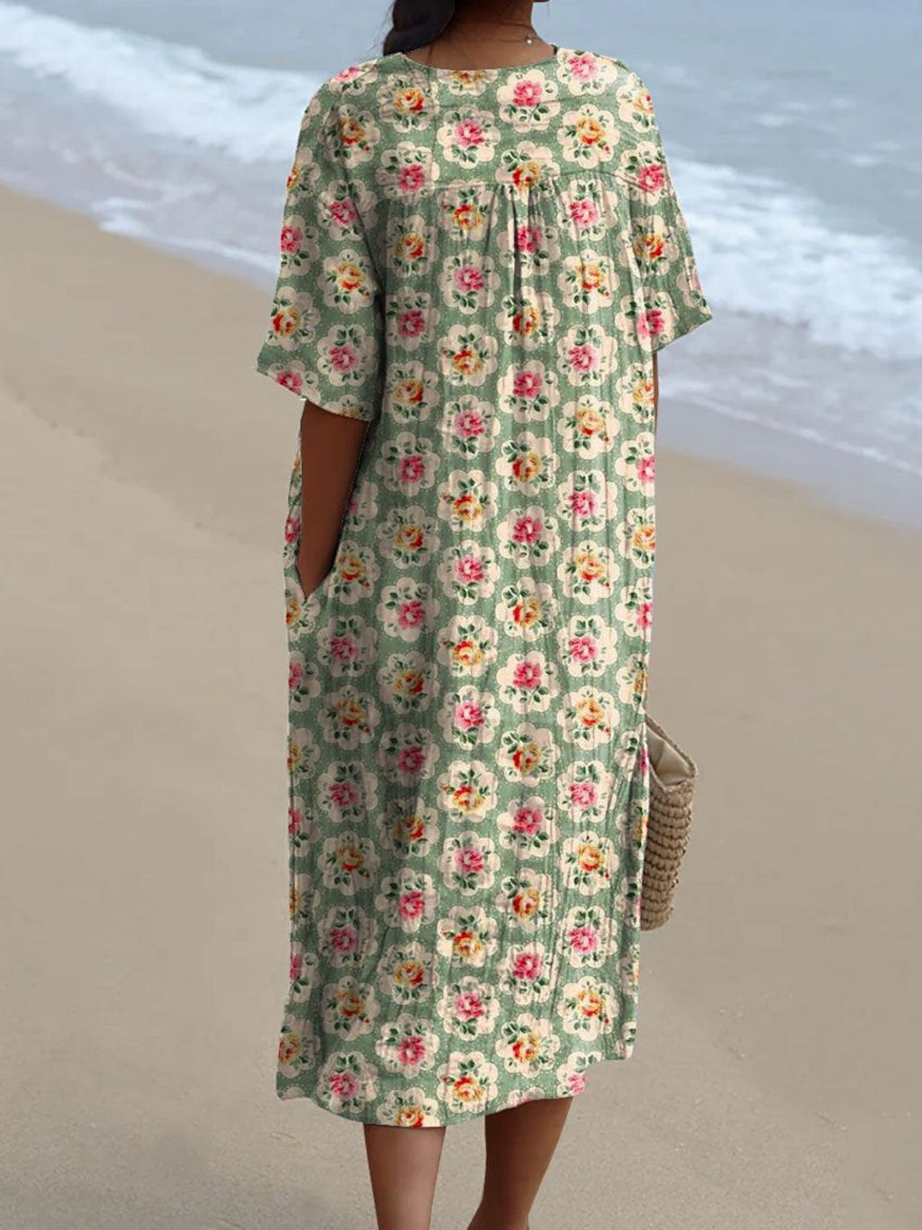 Femke - vintage floral dress