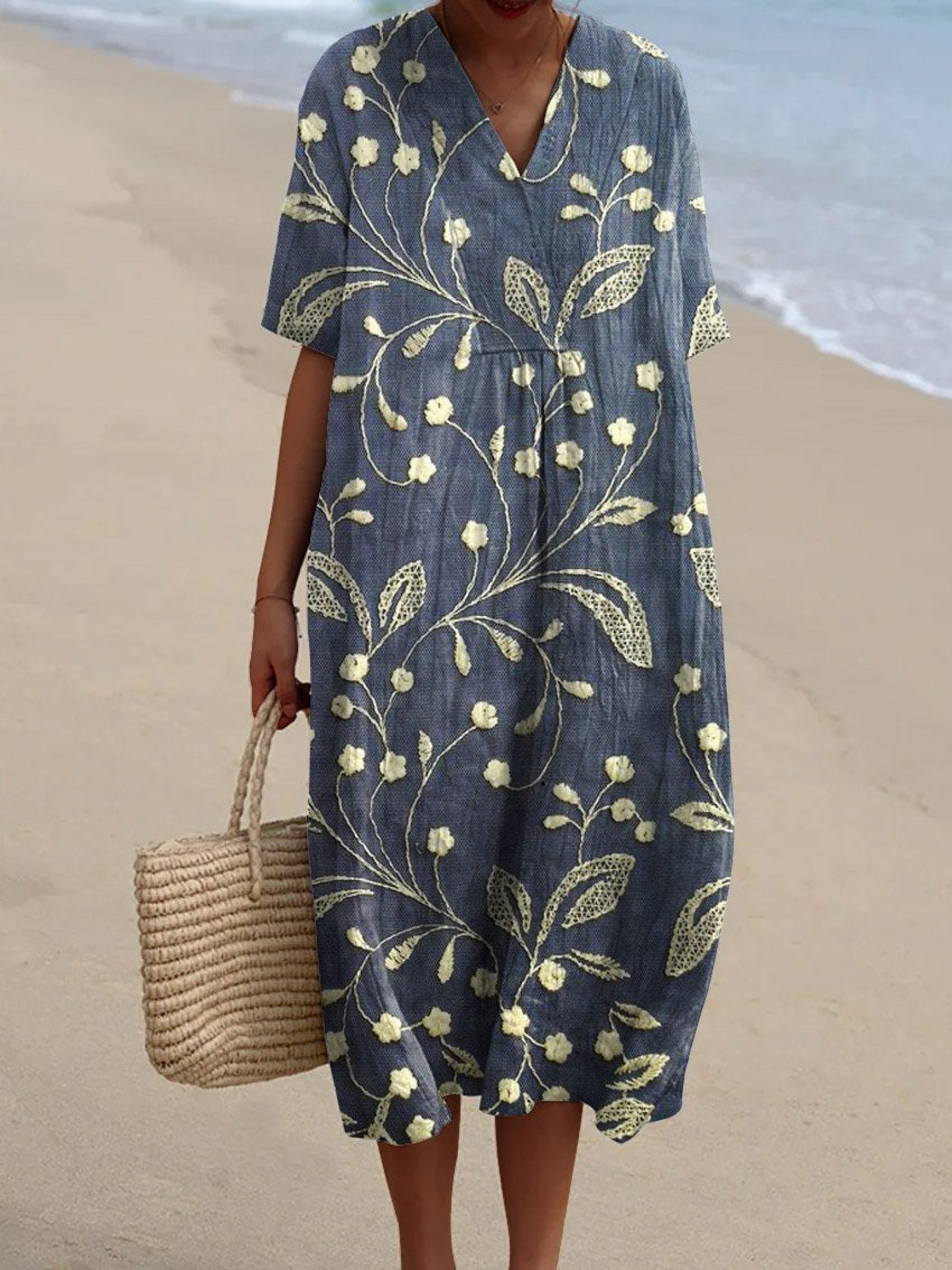 Lieke - vintage floral dress