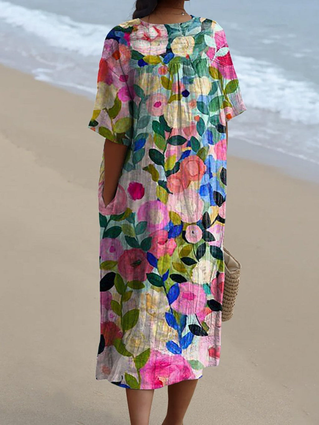 Bente - Vintage Blumenkleid
